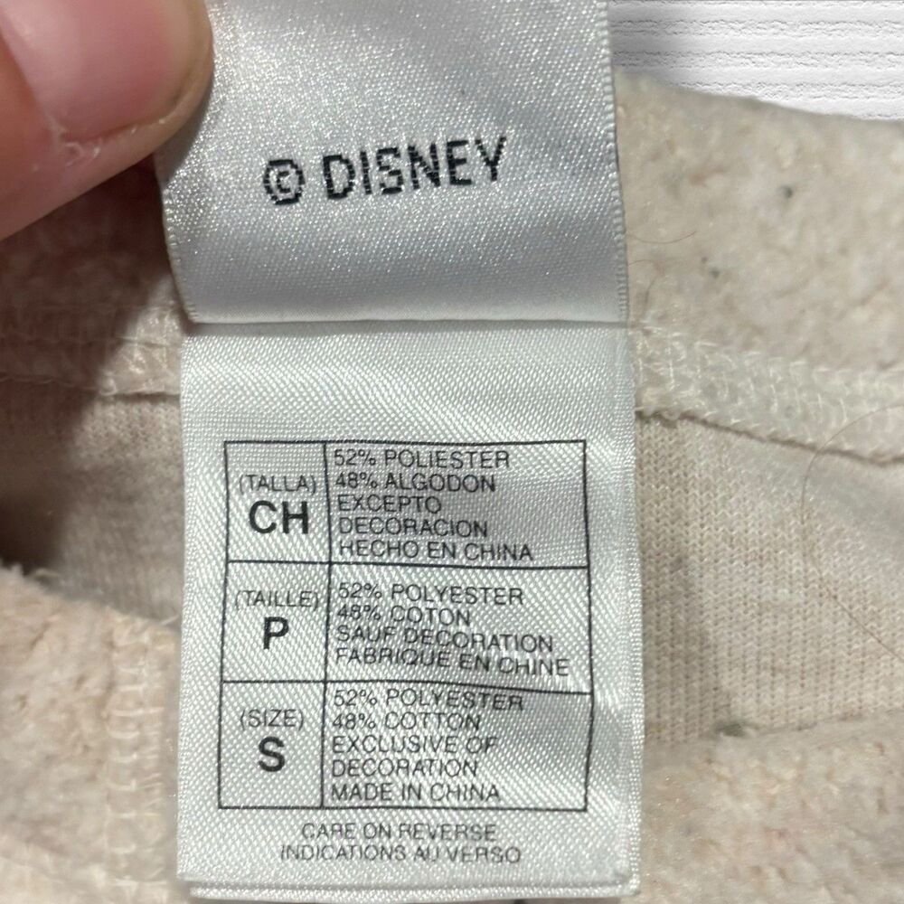 Vtg 90s Disney Catalog Winnie the Pooh Tigger Fall Fleece Henley Sweatshirt S - Picture 4 of 11